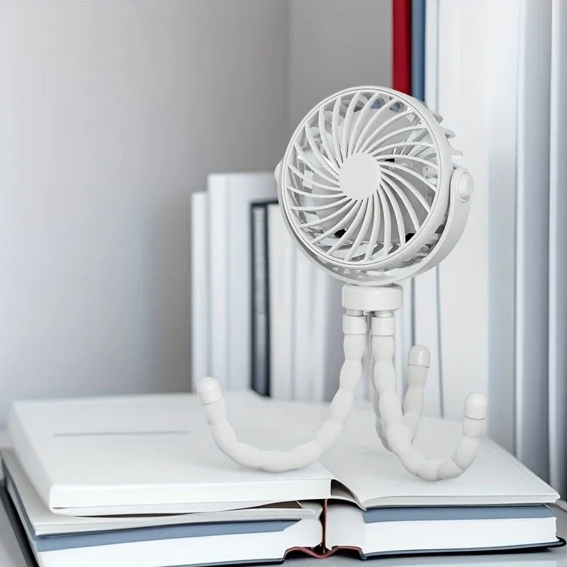 Mini handheld small fan, with three speed regulation and strong endurance, suitable for indoor and outdoor use
