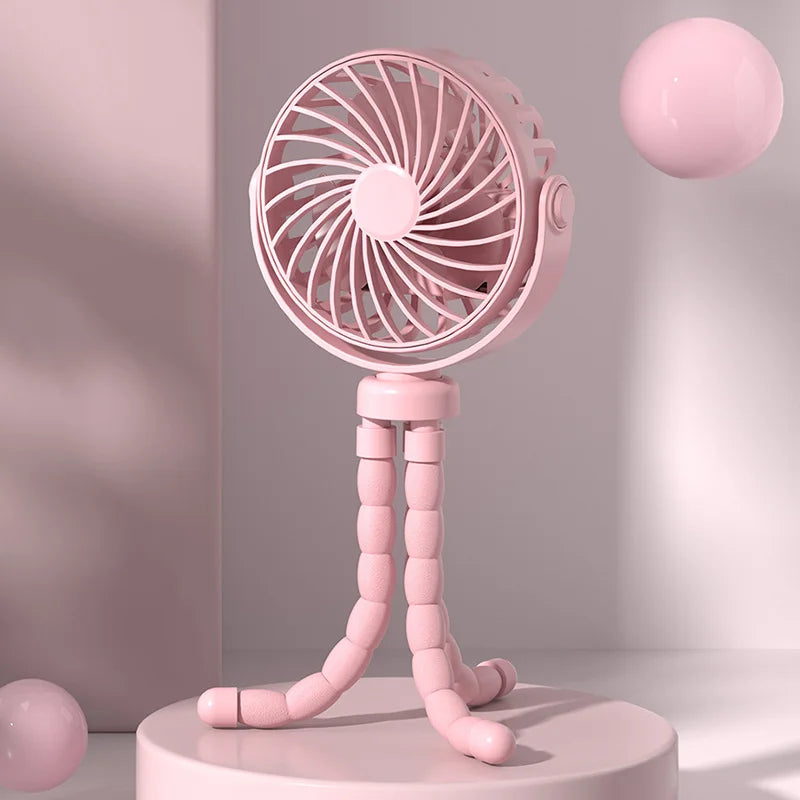 Mini handheld small fan, with three speed regulation and strong endurance, suitable for indoor and outdoor use