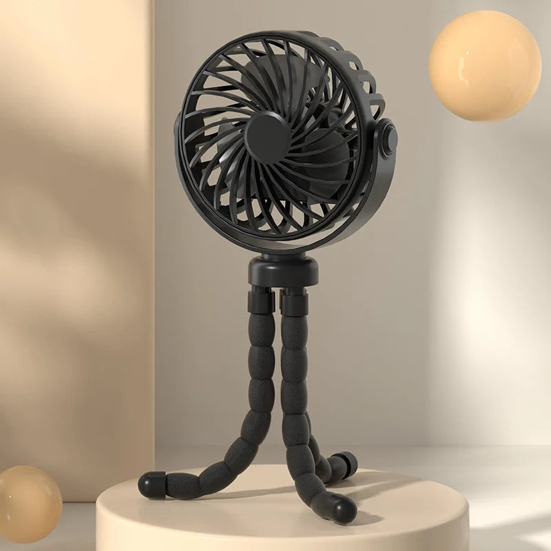 Mini handheld small fan, with three speed regulation and strong endurance, suitable for indoor and outdoor use