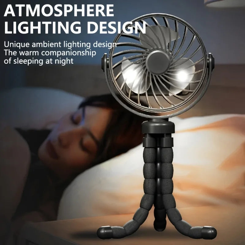 Mini handheld small fan, with three speed regulation and strong endurance, suitable for indoor and outdoor use