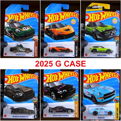 2025 G Hot Wheels Car Let's Race 1/64 Diecast Toys Boys Fast & Furious Batmobile Datsun McLaren Nissan Skyline GTR Vehicle Model