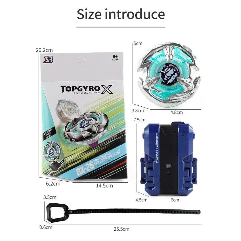 Takara Tomy Beyblades Burst Burst Gyro X Toy BX-23 Phoenix BX-26 Unicorn Combat Gyro with Transmitter