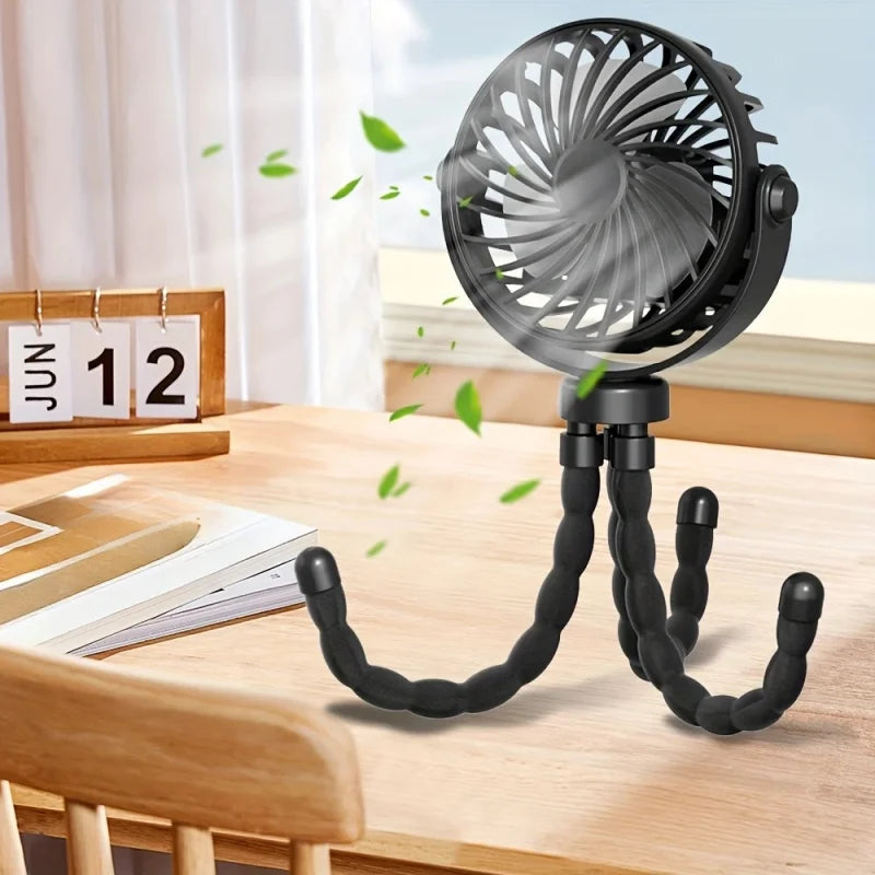 Mini handheld small fan, with three speed regulation and strong endurance, suitable for indoor and outdoor use