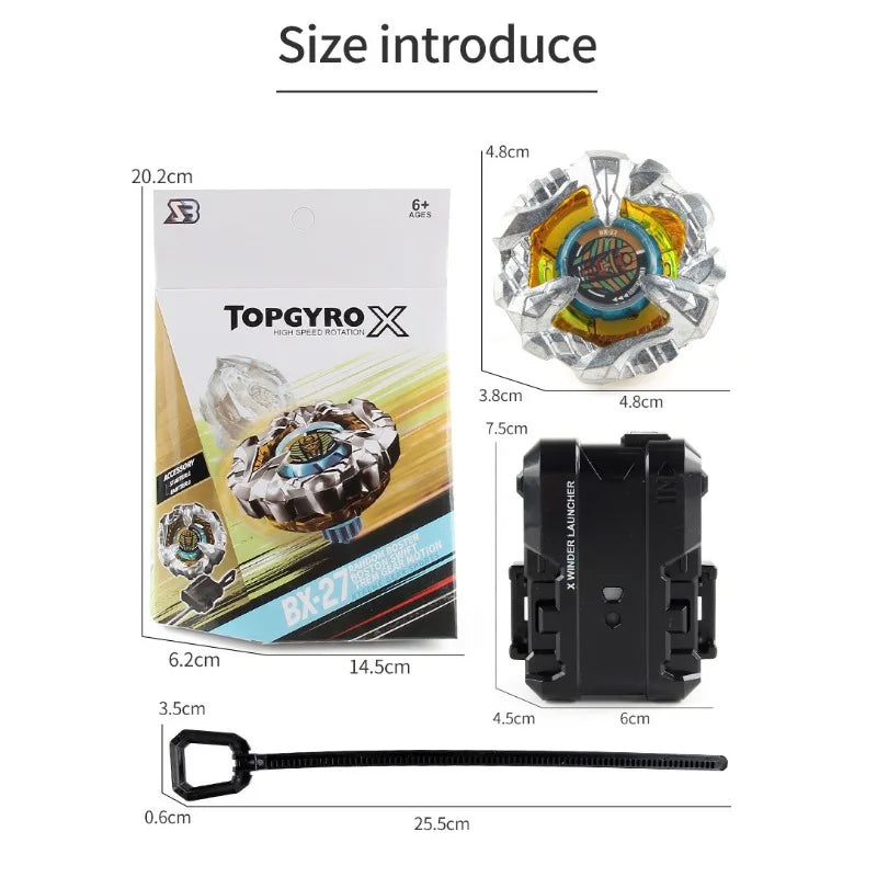 Takara Tomy Beyblades Burst Burst Gyro X Toy BX-23 Phoenix BX-26 Unicorn Combat Gyro with Transmitter
