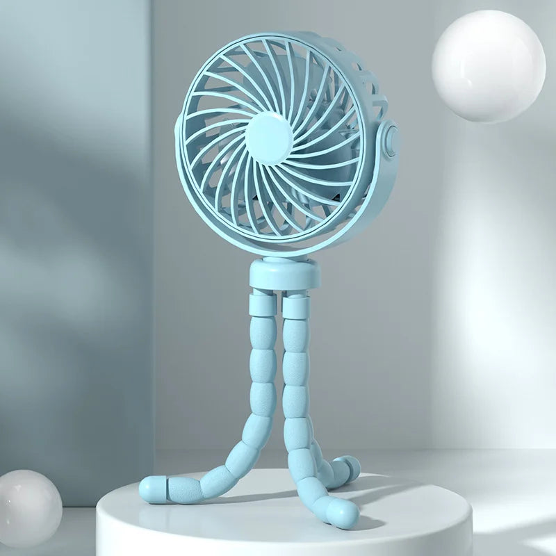 Mini handheld small fan, with three speed regulation and strong endurance, suitable for indoor and outdoor use