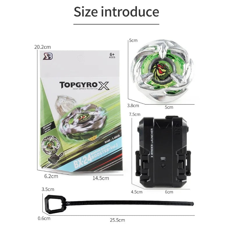 Takara Tomy Beyblades Burst Burst Gyro X Toy BX-23 Phoenix BX-26 Unicorn Combat Gyro with Transmitter
